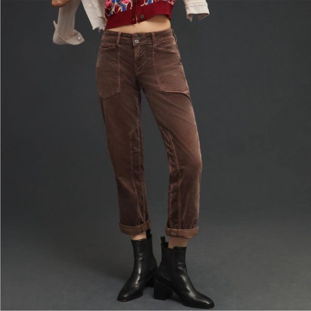 Pilcro Brown Corduroy Pants